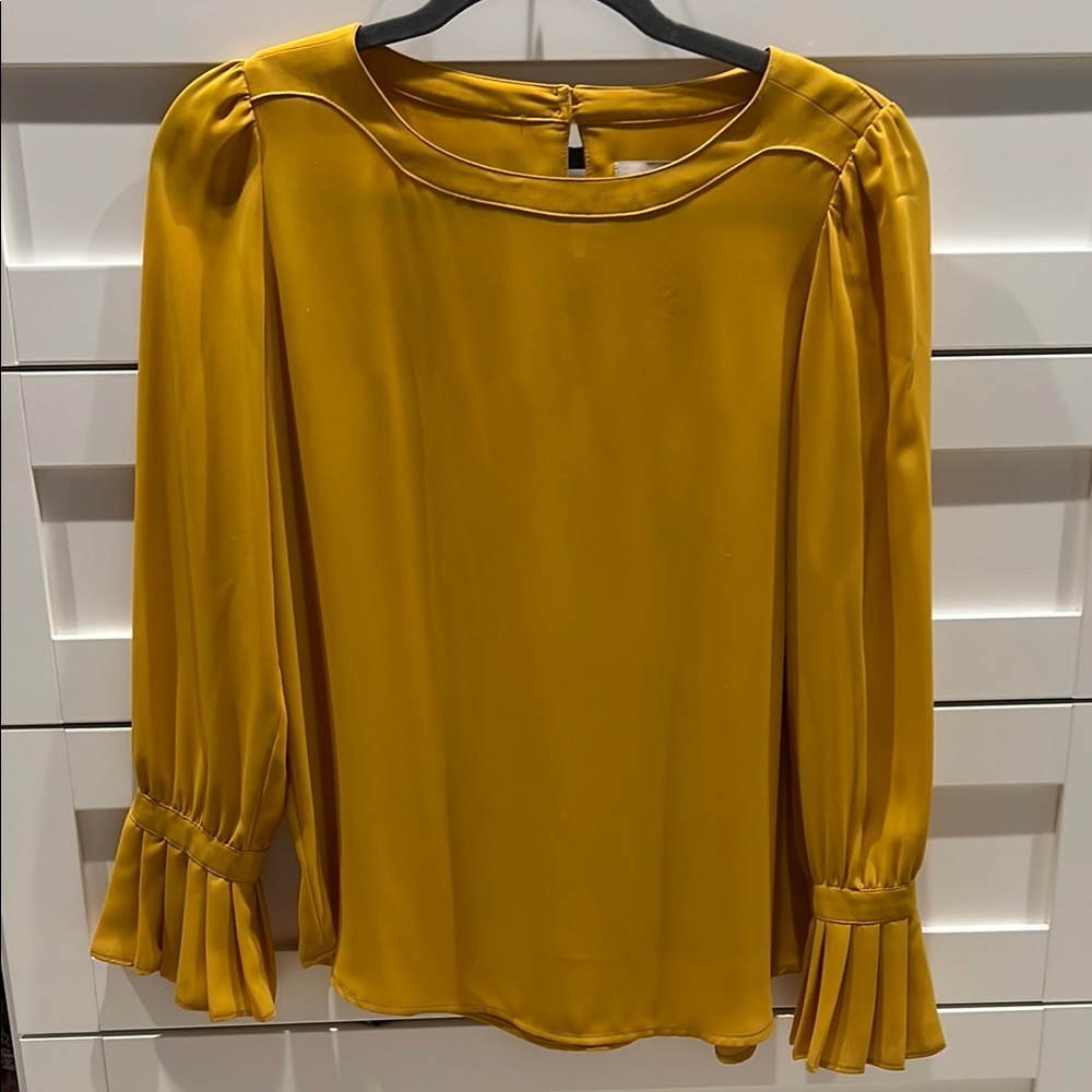 Elegant Yellow Women's Top. SM Petite, LOFT